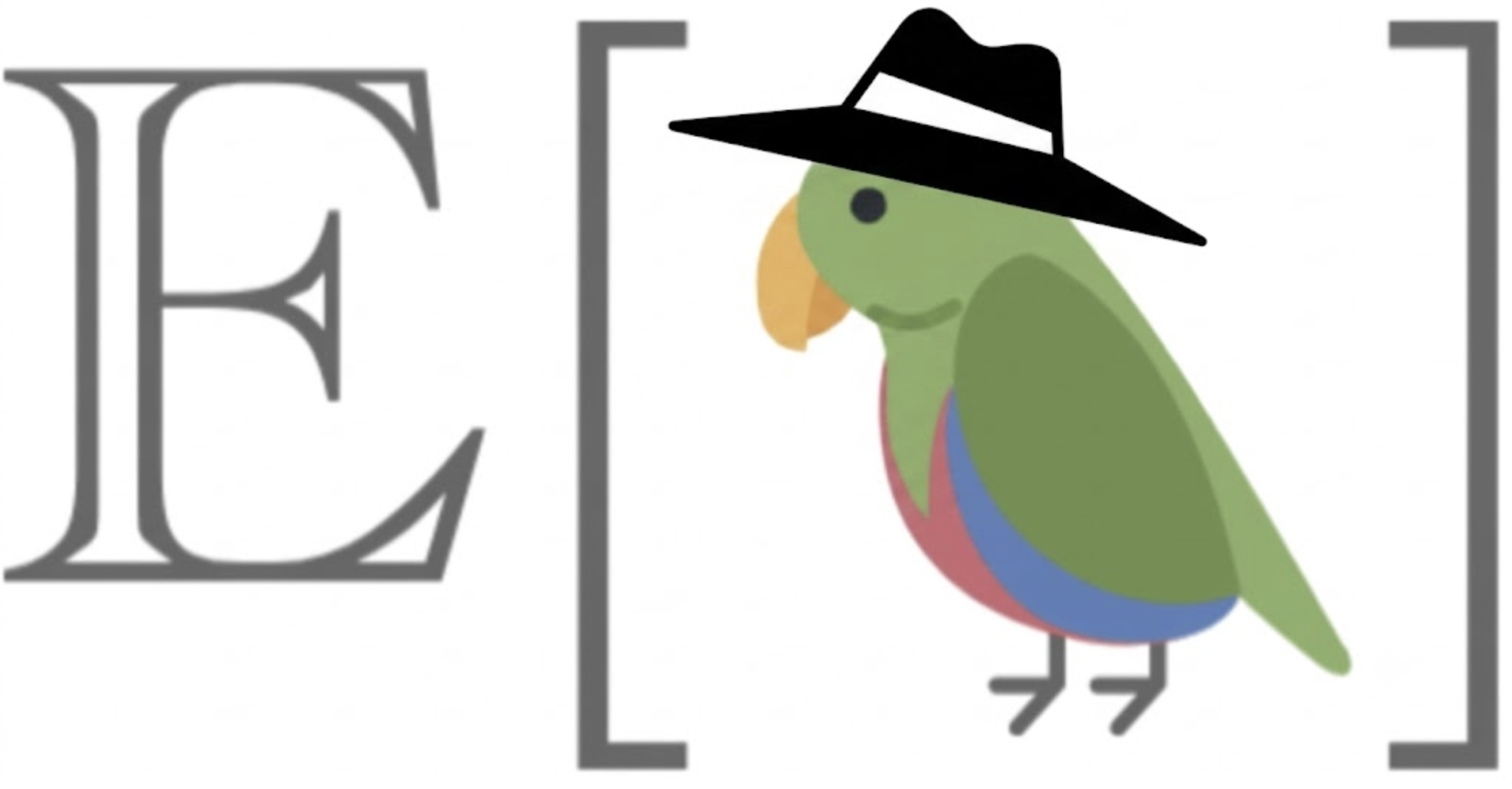Detective parrot framed by analytical brackets